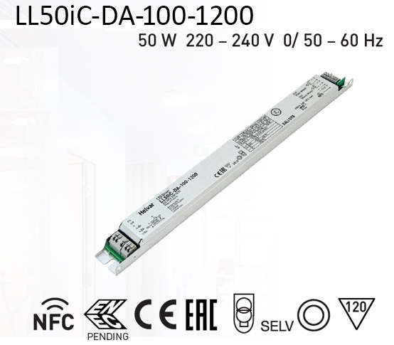 NOV� DVOUKAN�LOV� DRIVER S DALI TYP 8 � LL50iC-DA-100-1200