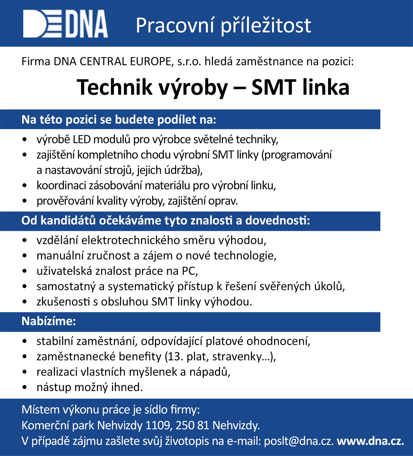 Technik v�roby � SMT linka